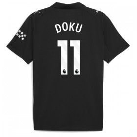 Manchester City Doku 11 Matchtröjor Borta Fotbollströja 2025-26